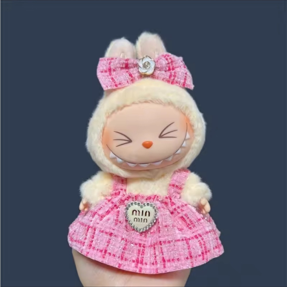 Charming Pink Bunny Hair Accessory!!  No doll!!